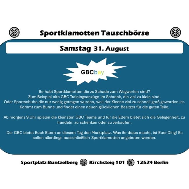 GBCbay - Die Klamotten Tauschbörse