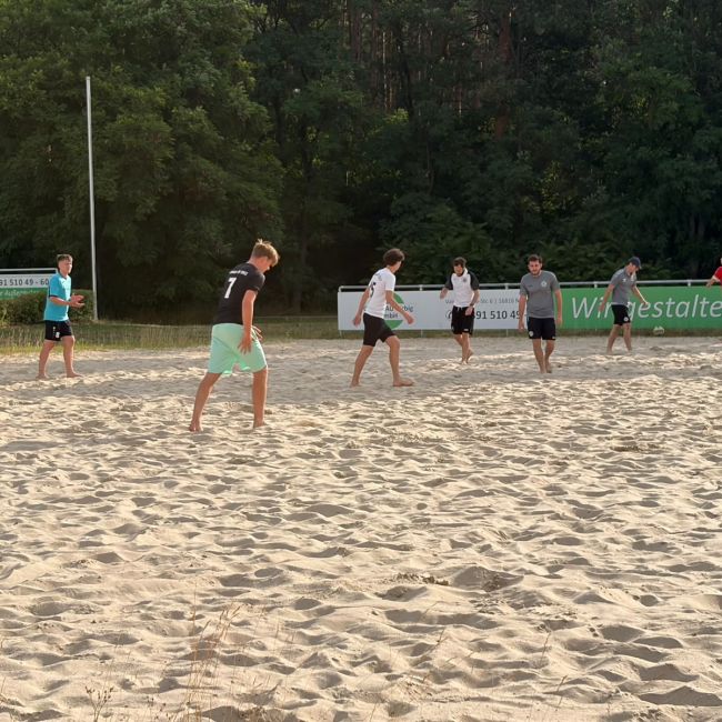 Beachsoccer im Trainingslager