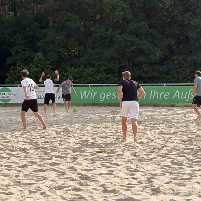 Beachsoccer im Trainingslager