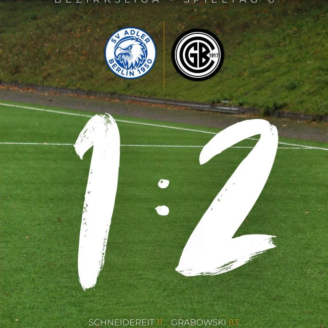 Ergebnis gegen SV Adler